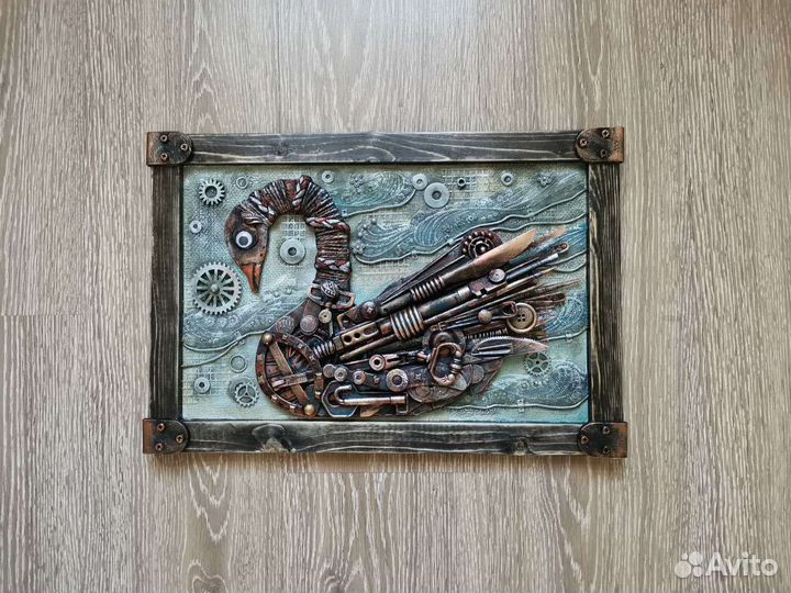 Картины, подарки, ассамбляжи в стиле Стимпанк