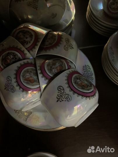 Чайный сервиз Мадонна (гдр) Henneberg Porzellan177