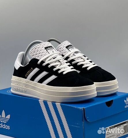 Кеды Adidas Gazelle Bold на платформе