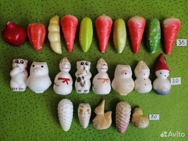Елочные игрушки СССР