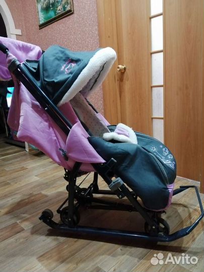 Детские санки коляска