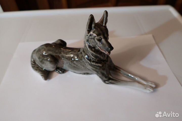 Овчарка. Статуэтка лфз. Клеймо. Идеал