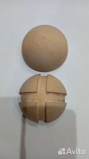 Полусфера деревянная
