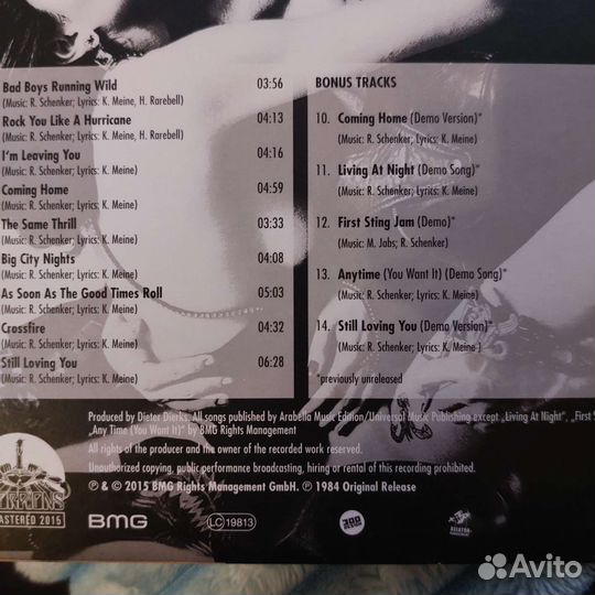 Scorpions.1CD.(Импортная лицензия)