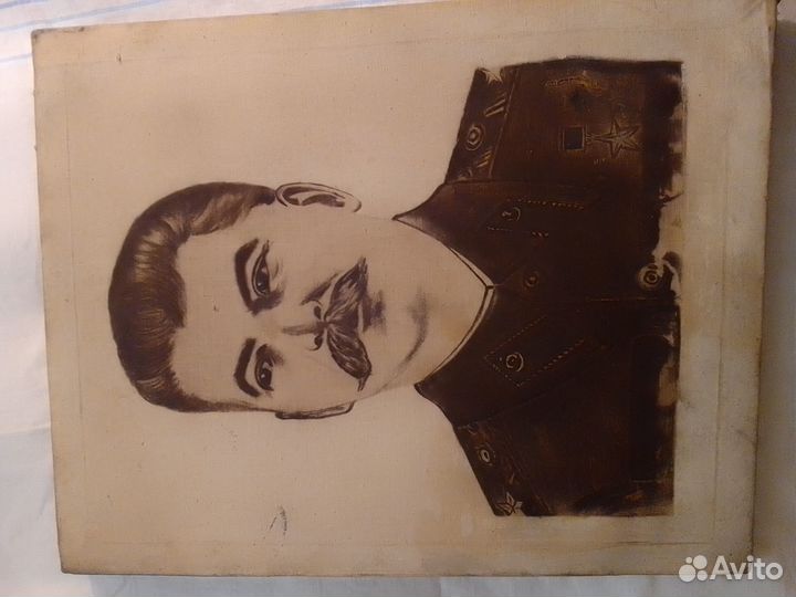 Портрет Сталина СССР ретро Сталин