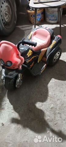 Детский электромобиль мотоцикл бу