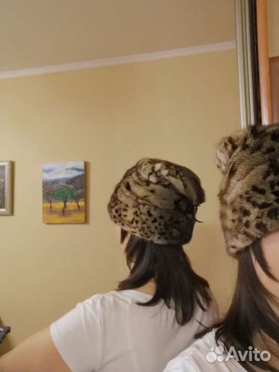 Шапка норковая женская новая