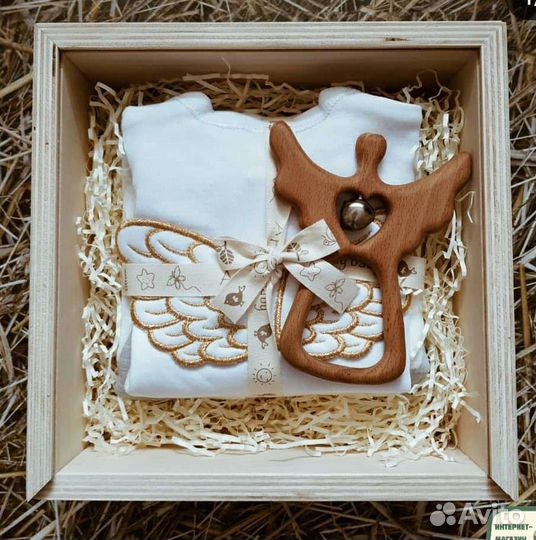 Деревянная коробка Baby Box новая