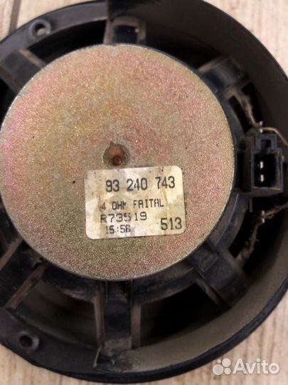 Динамик задний Opel Astra купе 3 дверное 1.4 2000