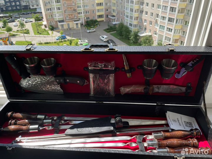 Шашлычный набор ручной работы