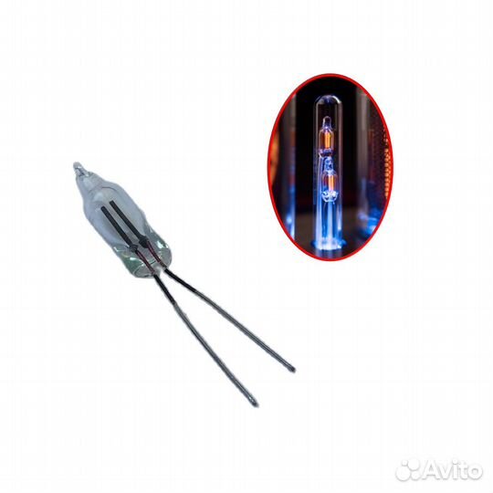 1 шт Индикатор неоновый лампа 6 мм оранжево-красны