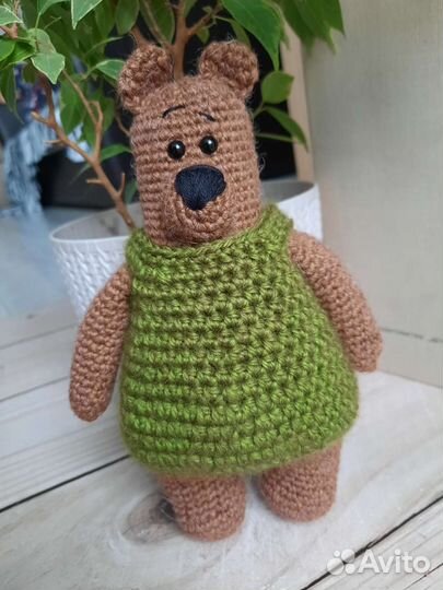 Вязаный мишка