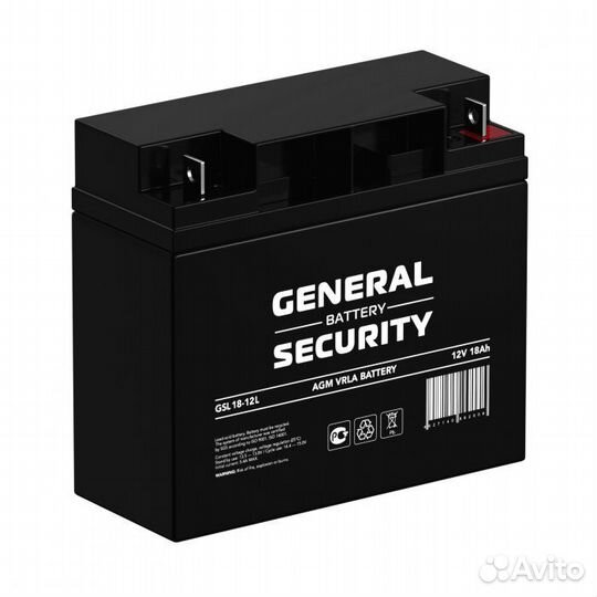 Аккумулятор General Security GSL 18-12L оптом
