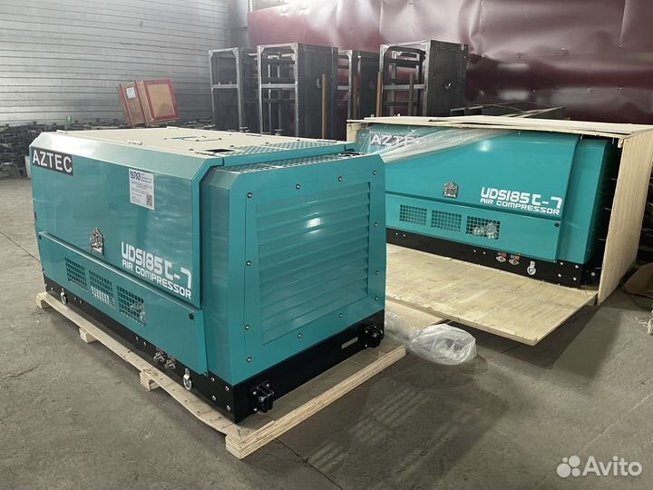 Дизельный компрессор на раме (Isuzu)