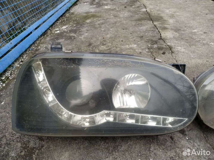 Тюнинг фары для volkswagen Golf 3