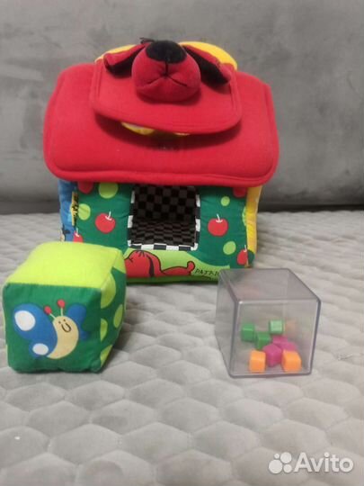 Игрушка домик сортер мягкий