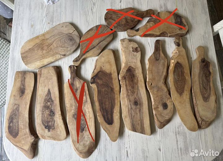 Доски для сервировки из оливы