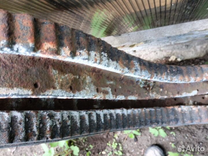 3 чугунных ножки для скамьи