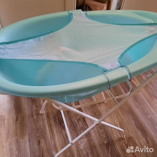 Детская ванночка с подставкой+гамак,горка,коврик