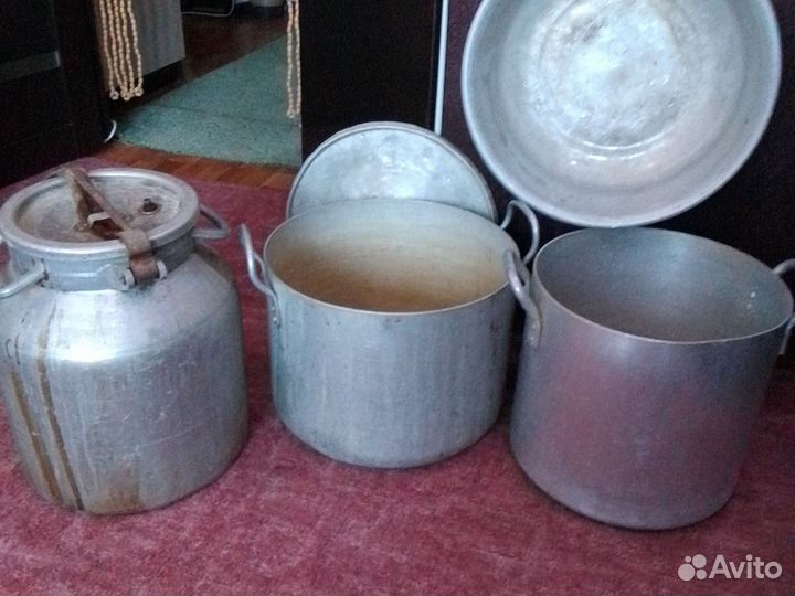 Кастрюля, тазик фляга