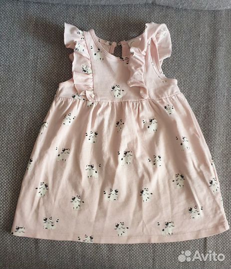 Пакетом платье для девочки 74