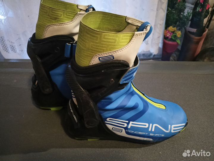 Лыжные ботинки конек и классика разные