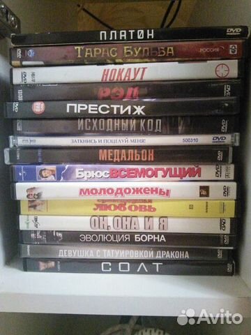 DVD диски лицензионные с фильмами в боксах
