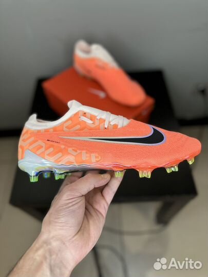 Футбольные бутсы nike phantom orange