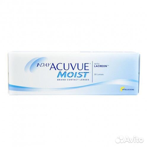 Линзы контактные однодневные Acuvue Moist