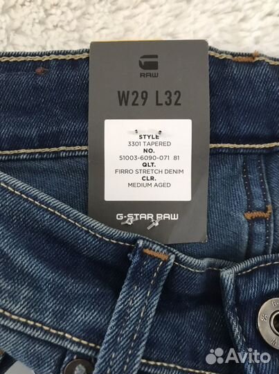 Джинсы новые мужские G-Star Raw 44-46/ 32