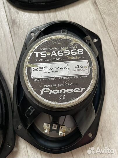 Колонки овальные Pioneer TS-A6968