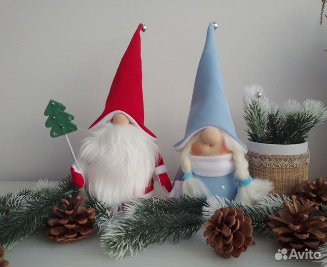 Дед мороз и снегурочка игрушки