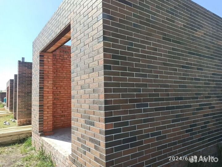 Облицовочный кирпич Баварская кладка пгт Заречье