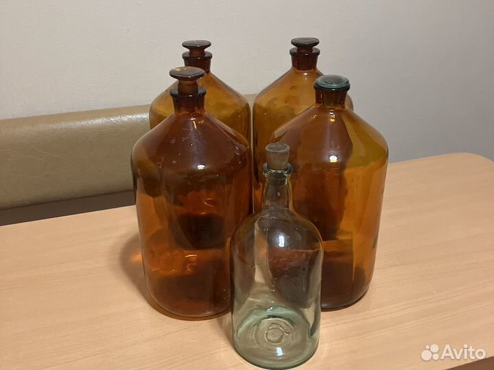 Бутыль стеклянная СССР