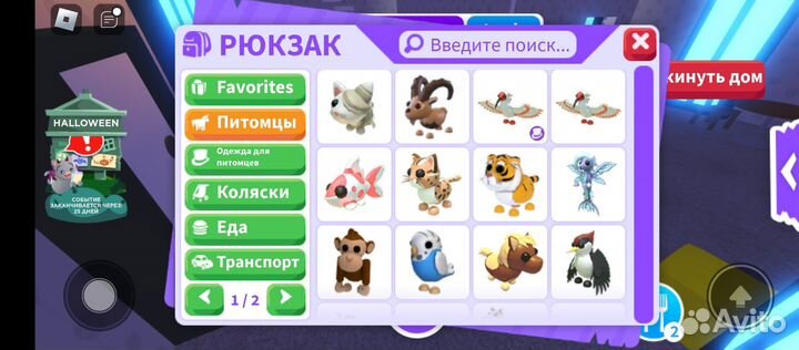 Петы в адопт ми