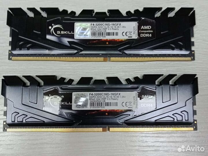 Оперативная память ddr4 16gb