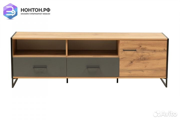 Тв-тумба Доната 46.05 дуб вотан / белый / диамант