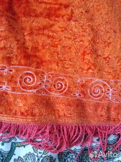 Плюшевая скатерть СССР