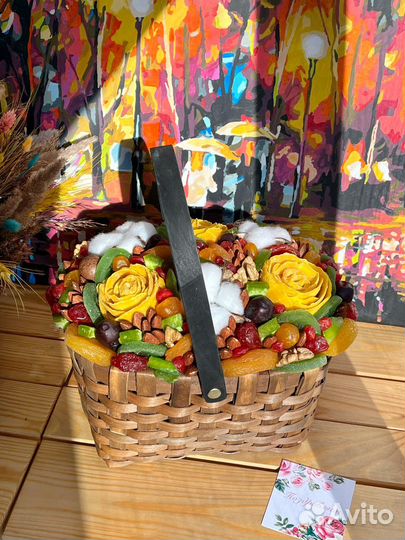 Букет из сухофруктов/ съедобный букет