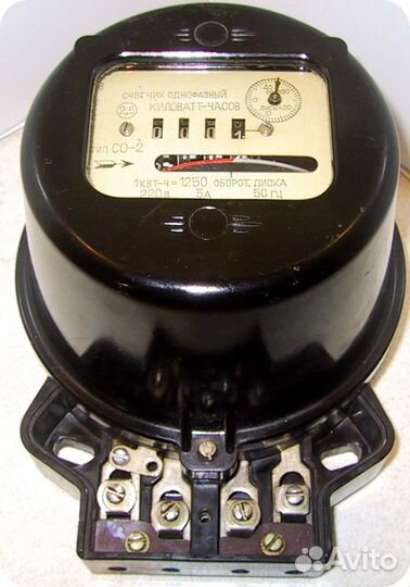 Счетчик электр. однофазный индукционный (2шт.) б/у