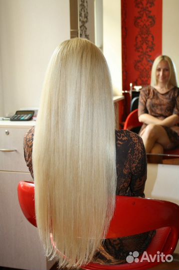 Наращивание волос, волосы в наличии