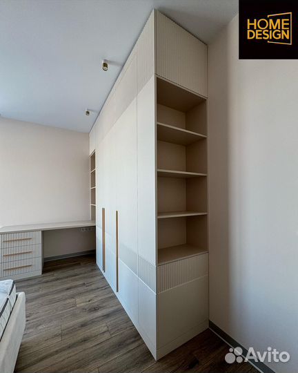 Шкаф распашной с фрезеровкой