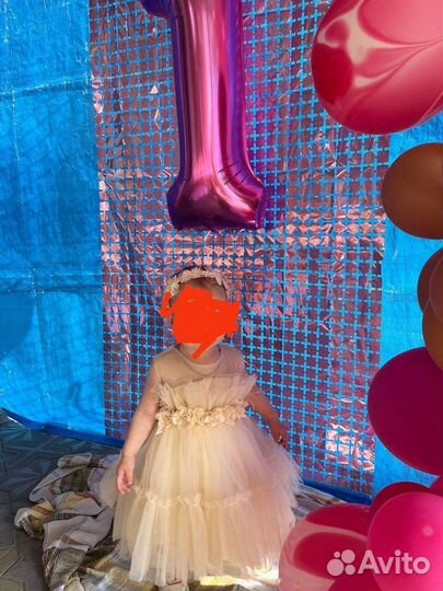 Платье для девочки 86