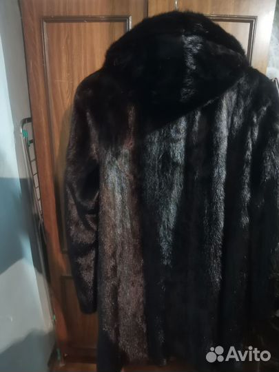 Шуба норковая 48 50 52 черная