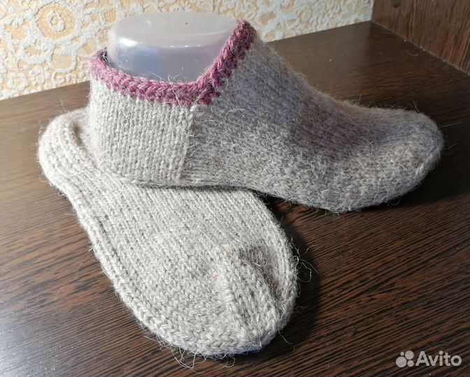 Вязаные носки, следки, варежки. Ручная работа
