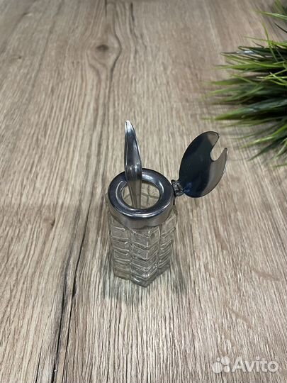 Горчичница с ложечкой времён СССР 1950-е годы