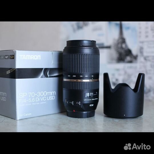 Объектив Tamron SP 70-300 mm. Canon EF