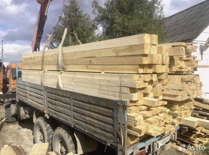 Брус с производства