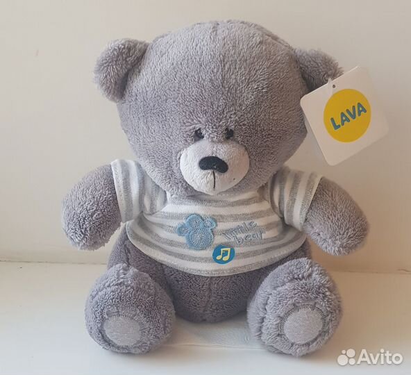 Мишка музыкальный 22 см новый мягкая игрушка