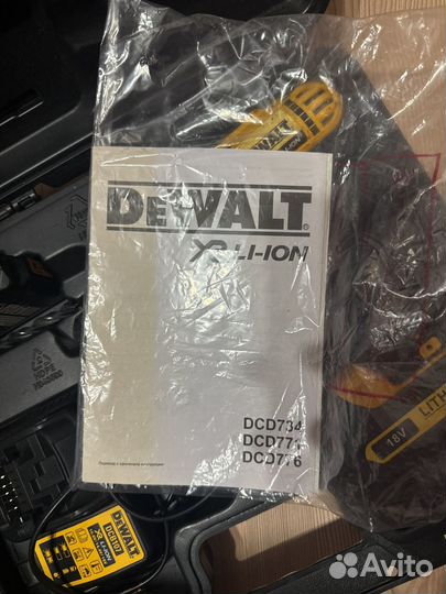 Шуруповерт dewalt